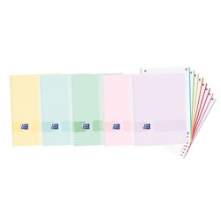 Imagen 1 - ▷ CUADERNO OXFORD ESPIRAL MICROPERFORADO A4+ 5X5 160 HOJAS TP PASTEL LIVEyGO | Taine ▷ CUADERNO OXFORD ESPIRAL MICROPERFORADO A4+ 5X5 160 HOJAS TP PASTEL LIVEyGO | Taine - Imagen 1