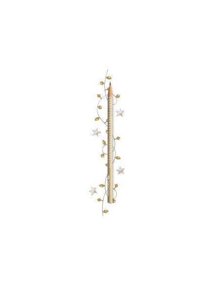 ▷ LAPIZ FABER CASTELL SPARKLE PERLADO ORO | Taine - Imagen 1