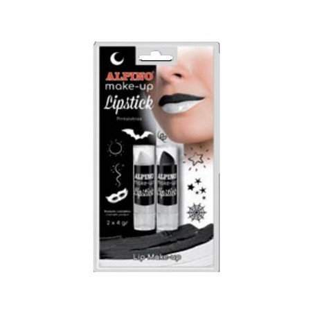 ▷ BARRAS MAQUILLAJE ALPINO SET 2 NEGRO/BLANCO | Taine - Imagen 1