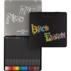 Imagen 1 - ▷ CAJA LAPICES FABER CASTELL 24 UDS C.METAL BLACK EDITION FABER | Taine ▷ CAJA LAPICES FABER CASTELL 24 UDS C.METAL BLACK EDITION FABER | Taine - Imagen 1