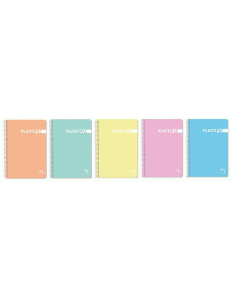 ▷ CUADERNO PACSA FOLIO 80HJ 90GR 4X4 PASTEL | Taine - Imagen 1