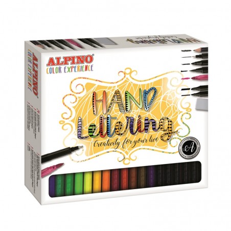 ▷ LAPICES ALPINO SET COLOR EXPERIENCE LETTERING | Taine - Imagen 1