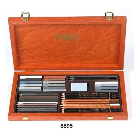 ▷ CAJA MADERA KOHINOR BARRAS PASTEL 39 UND P.GIOCONDA | Taine - Imagen 1