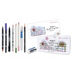 ▷ SET URBAN SKETCHING TOMBO 9 PIEZAS | Taine - Imagen 1
