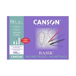 Imagen 1 - ▷ BLOC CANSON DIBUJO MILIMETRADO ENCOLADO A4 100G 50H. | Taine ▷ BLOC CANSON DIBUJO MILIMETRADO ENCOLADO A4 100G 50H. | Taine - Imagen 1