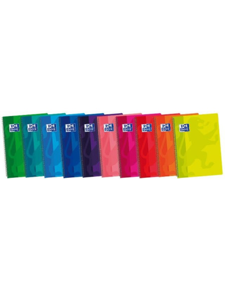 ▷ CUADERNO OXFORD 4º 80HJ 90G C.4MM T/P 5C SCHOOL | Taine - Imagen 1
