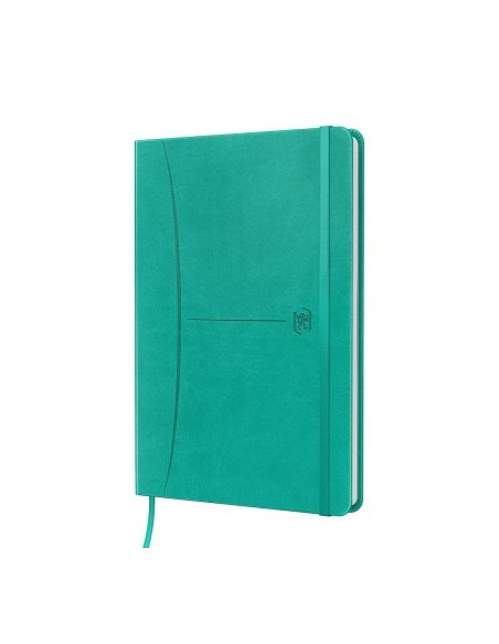 ▷ CUADERNO OXFORD COSIDO OXFSIG A5 104HJ DOTS TE TURQUESA | Taine - Imagen 2
