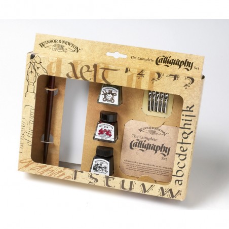▷ CAJA SET CALIGRA 5 PLUMAS+3F TINTAS | Taine - Imagen 1