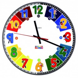 ▷ RELOJ HENBEA DIDÁCTICO SIN MARCO NI ESFERA 30 CM NIÑOS | Taine - Imagen 1