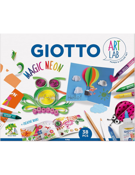 ▷ SET GIOTTO ART LAB MAGIC NEON | Taine - Imagen 1