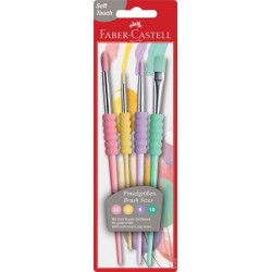Imagen 1 - ▷ PACK 4 PINCELES FABER PASTEL DISTINTOS TAMAÑO | Taine ▷ PACK 4 PINCELES FABER PASTEL DISTINTOS TAMAÑO | Taine - Imagen 1