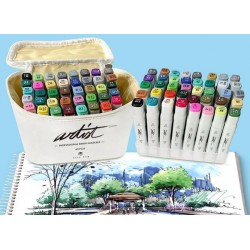 Imagen 1 - ▷ ESTUCHE 80 ROTULADORES PROFESIONAL CANVA BRUSH | Taine ▷ ESTUCHE 80 ROTULADORES PROFESIONAL CANVA BRUSH | Taine - Imagen 1