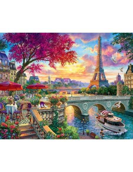 ▷ PINTAR POR NÚMEROS FA10036Y 40X50CM FIGURA "CENA EN EL SENA" | Taine - Imagen 1