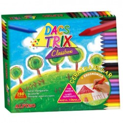 ▷ *CERAS SCHOOLPACK 288 UDS. (24 UDS.X12 COLORES) DACSTRIX ALPINO | Taine - Imagen 1