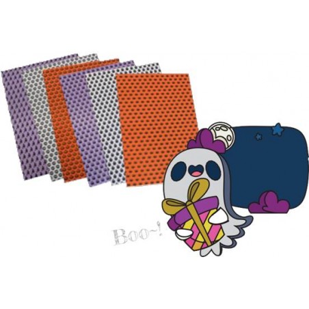 ▷ CARTULINAS IMPRESAS PACK 12 UND HALLOWEN GRAF | Taine - Imagen 1