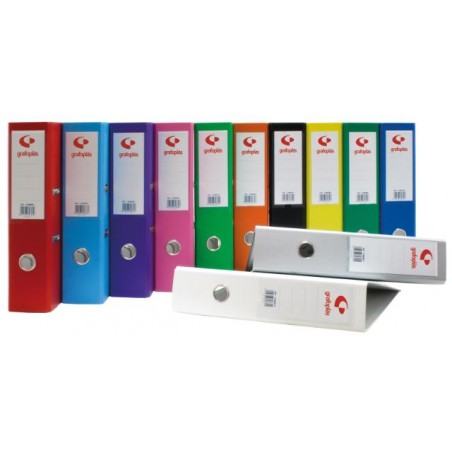 ▷ ARCHIVADOR A4 LOMO 80MM AZUL GRAFCOLOR | Taine - Imagen 1