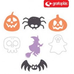 Imagen 1 - ▷ FIGURAS HALLOWEN 12 UDS CARTU COLORES SURTIDOS | Taine ▷ FIGURAS HALLOWEN 12 UDS CARTU COLORES SURTIDOS | Taine - Imagen 1