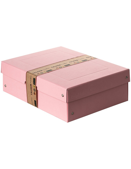 ▷ CAJA EXACLAIR A4 PUREBOX PASTEL ROSA 100MM | Taine - Imagen 1
