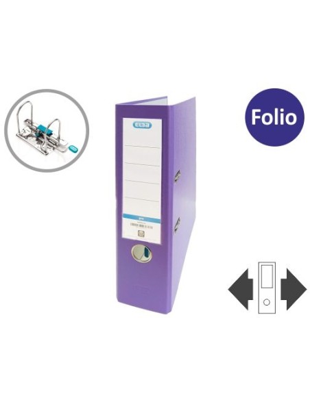 ▷ ARCHIVADOR ELBATOP FOLIO L80 PP/PAP VIOLETA | Taine - Imagen 1
