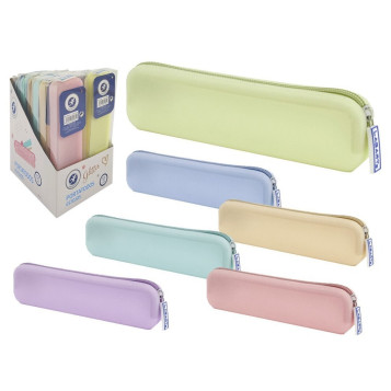 ▷ PORTATODO CUADRADO SILICON GLITTER 1 CREMALLERA | Taine - Imagen 1