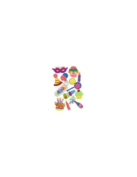 ▷ FIGURAS GOMA EVA FIXO KIDS 3D PURPURINA CUMPLE 2 | Taine - Imagen 1