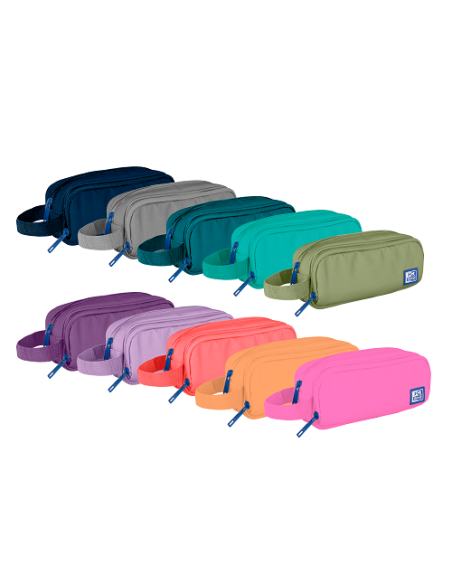 ▷ ESTUCHE OXFORD B-SMART 3 CREMALLERAS C/GOMA | Taine - Imagen 1