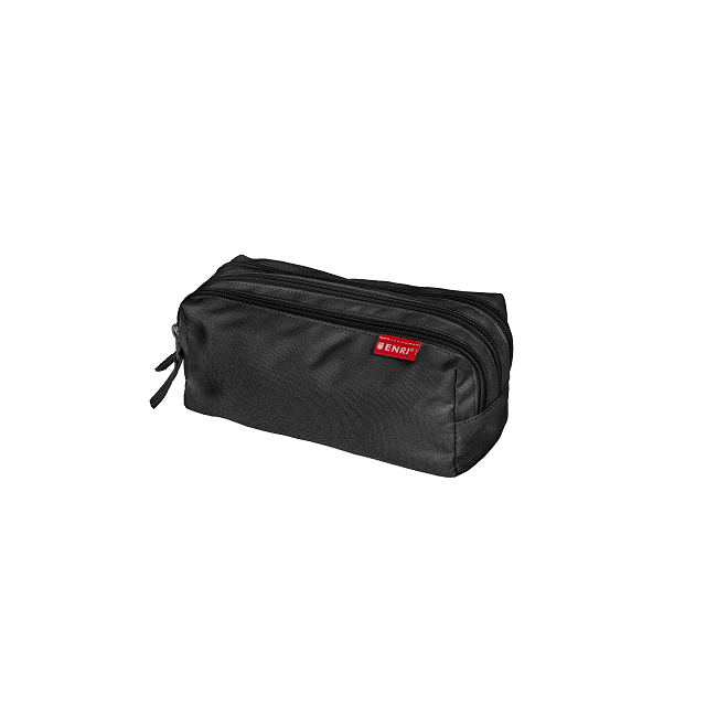 ▷ ESTUCHE ENRI 3 CREMALLERAS NEGRO | Taine - Imagen 1