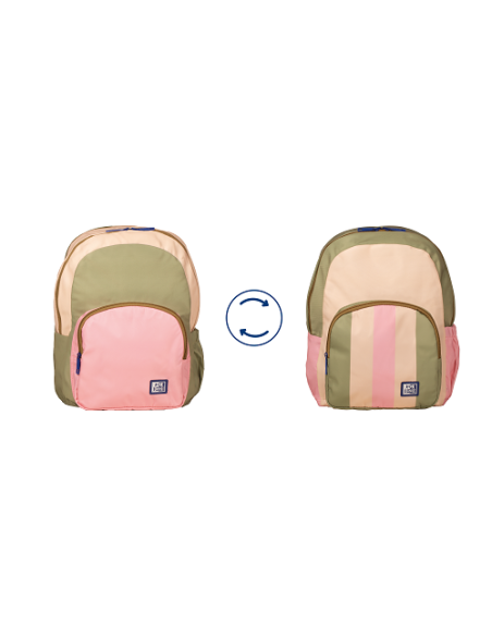 ▷ MOCHILA REVERSIBLE OXFCOL RPET SAF ROSE | Taine - Imagen 1