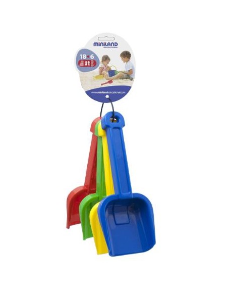 ▷ PALAS MINILAND SET 4 UDS. 4 COLORES | Taine - Imagen 1