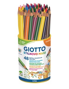 ▷ LAPICEROS GIOTTO STILNOVO MAXI CAJA 48UDS MEGA COLORES | Taine - Imagen 1