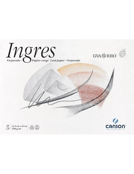 ▷ BLOC DIBUJO LAPIZ INGRES 325X460 108GR 20HJ | Taine - Imagen 1
