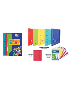 Imagen 1 - ▷ PACK CARPETA OXFORD A4+ PP SB +SEP COL VIVOS LIVEyGO | Taine ▷ PACK CARPETA OXFORD A4+ PP SB +SEP COL VIVOS LIVEyGO | Taine - Imagen 1