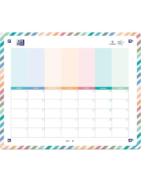 ▷ PLANNING OXFORD MAGNETICO NEVERA 43.5X38 SCRIBE | Taine - Imagen 1