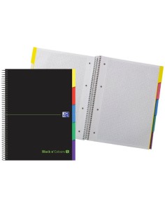 Imagen 1 - ▷ CUADERNO OXFORD MICROPERFORADO EBOOK 5 A4+ 100HJ C/5 T.EXTRADURA 5 PESTAÑAS NG | Taine ▷ CUADERNO OXFORD MICROPERFORADO EBOOK 5 A4+ 100HJ C/5 T.EXTRADURA 5 PESTAÑAS NG | Taine - Imagen 1