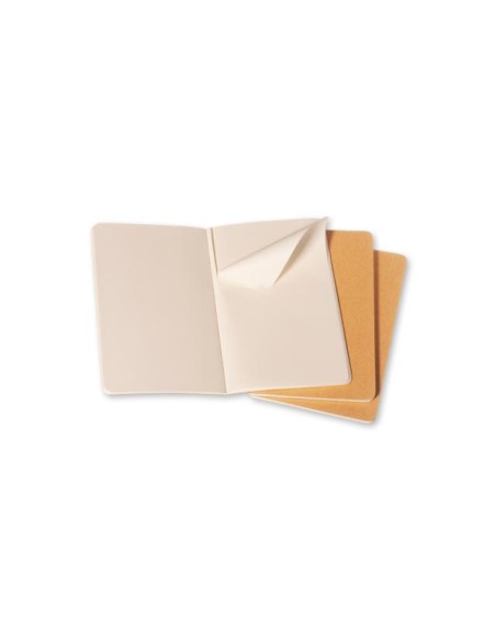 ▷ LIBRETAS CAHIER MARRON KRAFT P LISAS 9X14CM (SET DE 3) MOLESKINE | Taine - Imagen 1