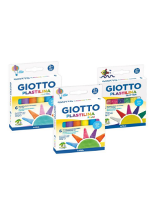 Imagen 1 - ▷ SET 6 PLASTILINA GIOTTO 90GR GLITTER | Taine ▷ SET 6 PLASTILINA GIOTTO 90GR GLITTER | Taine - Imagen 1