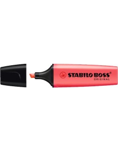 ▷ ROTULADOR ROJO STABILO BOSS FLUORESCENTE 70/40 | Taine - Imagen 1