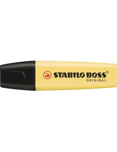 ▷ ROTULADOR AMARILLO PASTEL STABILO BOSS FLUORESCENTE 70/144 | Taine - Imagen 1