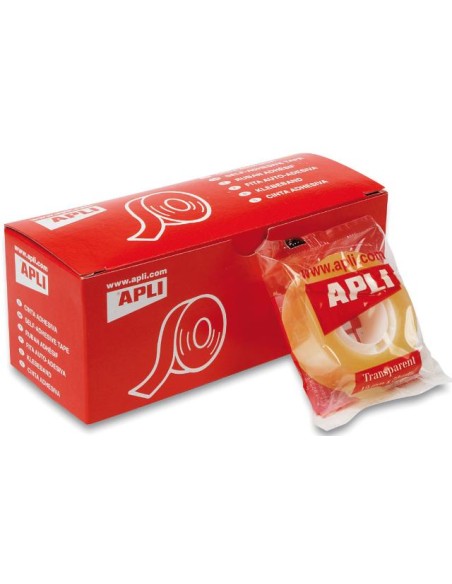 ▷ CINTA APLI ADHESIVA APLI TRANSPARENTE 33MX19MM 35U | Taine - Imagen 1