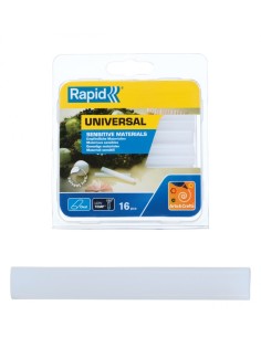 ▷ BARRAS RAPÌD16 UND COLA OVALADA P PISTOLA DE BAJA TEMPERATURA, TRANSPARENTE | Taine - Imagen 1