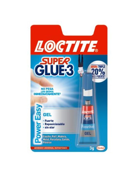 ▷ PEGAMENTO LOCTITE SUPER GLUE-3 POWER EASY 3GR | Taine - Imagen 1