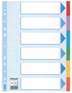 Imagen 2 - ▷ SEPARADORES ESSELTE CARTÓN 200 GRAMOS | Taine ▷ SEPARADORES ESSELTE CARTÓN 200 GRAMOS | Taine - Imagen 2