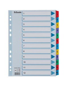 ▷ ÍNDICES ESSELTE Y ABECEDARIOS MULTICOLOR | Taine - Imagen 2