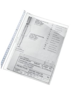 Imagen 1 - ▷ FUNDAS ESSELTE MULTITALADRO PARA PLANOS PVC 80MICRAS 4TALADROS CJ.100U | Taine ▷ FUNDAS ESSELTE MULTITALADRO PARA PLANOS PVC 80MICRAS 4TALADROS CJ.100U | Taine - Imagen 1