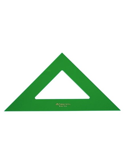 ▷ ESCUADRA O CARTABON TÉCNICAS VERDES FABER-CASTELL | Taine - Imagen 10