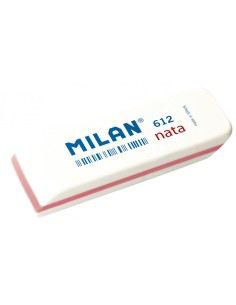 Imagen 1 - ▷ GOMA MILAN DE BORRAR SANDWICH 612 NATA BLANCA BISELADA | Taine ▷ GOMA MILAN DE BORRAR SANDWICH 612 NATA BLANCA BISELADA | Taine - Imagen 1