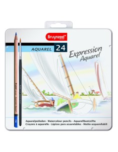 ▷ CAJA METAL LÁPICES ACUARELABLES EXPRES BRUY | Taine - Imagen 2