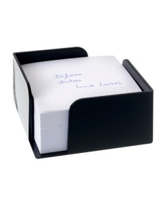 ▷ PORTANOTAS ARCHIVO 2000 CUADRADO 105X105X55 MM NEGRO | Taine - Imagen 1