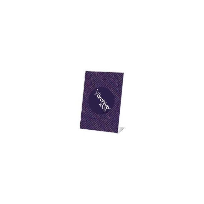 ▷ PORTACARTEL ARCHIVO 2000 SOBREMESA EN L DIN A5 VERTICAL | Taine - Imagen 1
