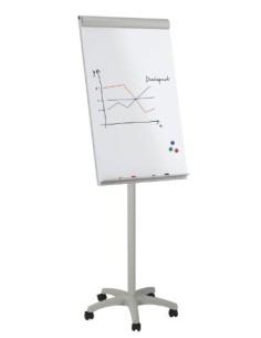 ▷ PIZARRA ROCADA CABALLETE TRIPODE 616 METALICA + RUEDAS +1 BRAZO | Taine - Imagen 1